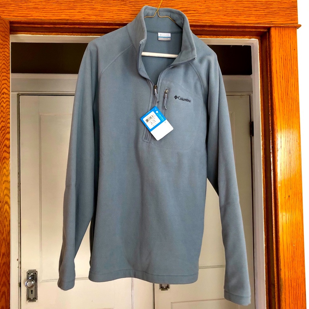 NWT Men’s Columbia Fast Trek II Half-Zip Fleece